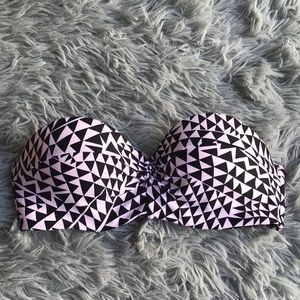 Xhilaration pushup strapless bikini XS NWOT